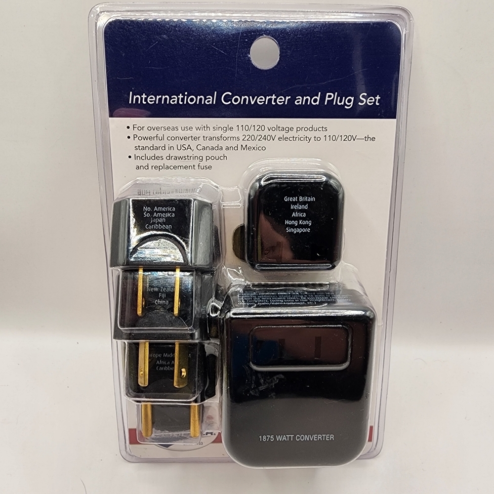 American Tourister International Converter and Plug Set